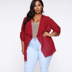 Burgundy Jacket